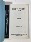 1939 1940 Ford Body Parts List Manual Book Passenger Commercial Cars Vtg Reprint