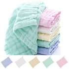 5pc Baby Washcloths-cotton Baby Wipes-soft Newborn Face Towel For Sensitive Skin