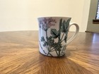 Horchow Floral Ceramic Coffee Cups  Made In Japan  White  set Of 4 