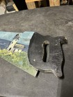 Vintage Hand Painted Hand Saw Lighthouse And Sail Boats