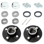 Trailer Hub Bearing Kits 4 Bolt On 4 Inch Circle Hub  Fit For 2 000 Gl4853b 2