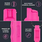 Sabre Red Pink Pepper Spray Keychain For Women With Quick Release For Easy