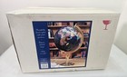 Vintage World Globe 13    Inlaid W  Semi-precious Gemstones - Art Decor Unused