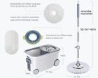 Spin Mop Bucket Deluxe 360 Spinning Floor Cleaning System 62  Extended Handle