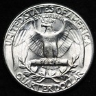 Uncirculated Unc Ms 1957 Washington Silver Quarter Free Shipping