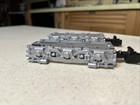 2 American Flyer Gilbert S Gauge 6 Wheel Diesel Silver Truck Frames W Couplers