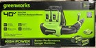 Greenworks 40v 175 Mph 710 Cfm dual Port Cordless Brushless Backpack Leaf Blower