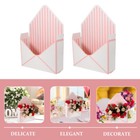  4pcs Florist Bouquet Envelope Boxes Bouquet Packaging Paper Boxes Foldable