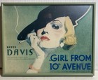 Vtg Bette Davis    the Girl From 10th Avenue    1935 Film Poster Repro Print Framed
