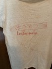 Vintage 70s Led Zeppelin Blimp Thrashed Paper Thin Concert T-shirt Xs Very Rare