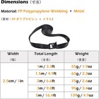 Triwonder Cinch Tie Down Strap Lashing Straps Heavy Duty Nylon Straps With Cam B