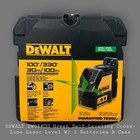 Dewalt Dw088cg Green Self-leveling Cross-line Laser Level W  3 Batteries   Case