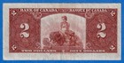 Canada  2 1937 Bc-22b   P-59b King George Vi Circulated Note - Z b 1601781