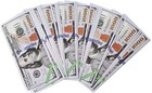 500 Pcs 100 Dollar Replica Play Money Movie Prop Bill Fake Bank Games Kids Cash