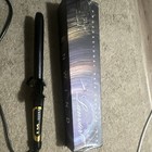 Lanvier Enwind 1 25in Ceramic Curling Iron Adjustable Heat 450  f Black gold