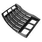 Carbon Fiber Print Abs Rear Window Louver Rain Sun Guard 3pcs Fzwdlr3dch15