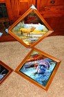 Complete Set Of 6 Miller Beer 3rd Wildlife Mirrors  ex   Must See    W  Boxes   