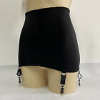 Allacki Lace Edge Cloth Girdle Skirt Retro Garter Belt 6 Straps Suspender Belt