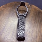 Bianchi Baton Ring Holder Model 7904 Basket Weave Fit 2 25  Belt  Snap Is Glued