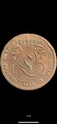 Belgium 1832 10 Centimes - Rare Medal Alignment        - King Leopold  Copper Km 2 2