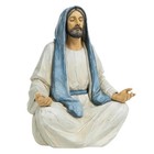 Jesus Statue 5 Inch Hand Painted Silent Prayer Figurine Resin Christian Home