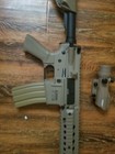 Tan Full Auto semi Auto Airsoft Aeg