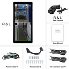 10 36  Monitor R L Side Electronic Rear View Mirror Camera For Side Blind Areas