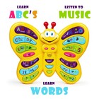 Preschool Abc Learning Toy  Interactive Educational Butterfly Toy For Toddler   