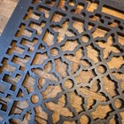 Antique Victorian Cast Iron Floor Grate Heat Register Vent Ornate 17 5 X 22 In