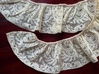 Antique Lace - Lille Beveren Lace Ruffle With Spindles - 19th Century