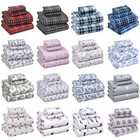 100  Cotton Flannel Sheet Set Deep Pockets Breathable Warm 170 Gsm Soft Cozy