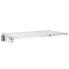 24  X 60  Wall Mount Chrome Wire Shelf Rack Commercial Restaurant Pot Pan Store