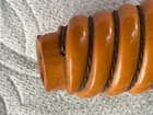 Ww2 German Luftwaffe Dagger Handle Grip Celluloid Original Air Force Orange Wire
