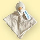 Carters Plush Yellow Duck Chick Security Blanket Lovey Baby Toy  68582