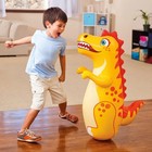 Children Adult Tumbler Boxing Inflatable Standing Punching Bag Boys Dinosaur Spo