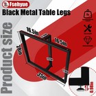 Heavy Duty T-shape Desk Leg 28 x35  Metal Table Legs For Industrial Furniture