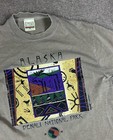 Vintage Denali National Park Alaska Tourist Souvenir T-shirt Size Medium Beige
