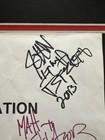 Limp Bizkit Signed Setlist Framed 20x16 Display - Beckett