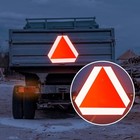  2 Set Slow Moving Vehicle Sign With Mounting Bracket  14 x16  Slow Moving 
