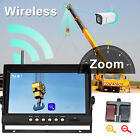30x Optical Zoom 1080p Reversing Camera 9  Wireless Dvr Monitor For Crane Tower