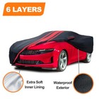 6 Layer 100  Waterproof All Weather For Chevy Camaro Custom Car Cover Outdoor