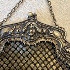 Antique German Silver Mesh Purse   Art Nouveau