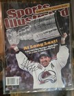 Ray Bourque Autographed June 8  2001 Sports Illustrated Avalanche Stanley Cup