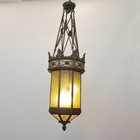 Salvage Original Vintage Art Deco Style Gothic Octagonal Ceiling Lights 