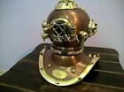Brass Diving Divers Helmet Antique U s Navy Mark V Vintage Maritime Collectible