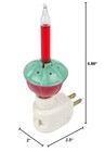  Traditional Bubble Night Light  1 Bubble Night Light   120 V Outlet  1 Red