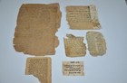 17 19th Ce Collection Of 6 Hebrew Manuscripts Jewish Judaica                                    