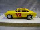 1 32 Scale 1949 Pyro Ford 2dr Sedan Yellow Custom Slot Car W revell Chassis