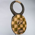 0319 Baule Mask With Stand Ivory Coast Africa Goli Kplekple Tribal Artwork