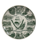Laurel Md Centennial 100th Anniversary Decorative Plate  Calendar   Coin 1970